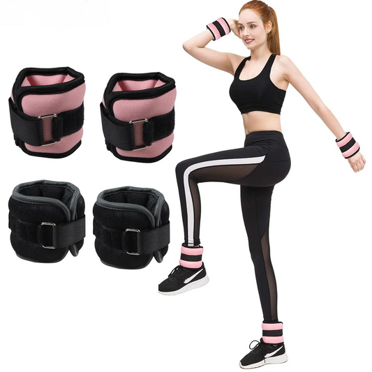 SportzyWear Adjustable Ankle & Wrist Weights (0.5kg Pair) – Premium Neoprene Fitness Straps