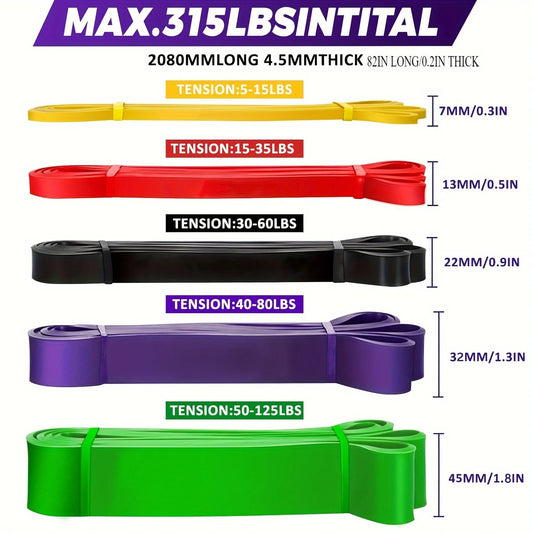 Sportzy Resistance Bands Set – Full Body Home Workout (5 Levels)